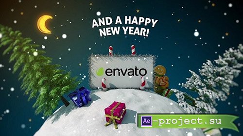 Videohive: New Year card 3D - Project for After Effects 