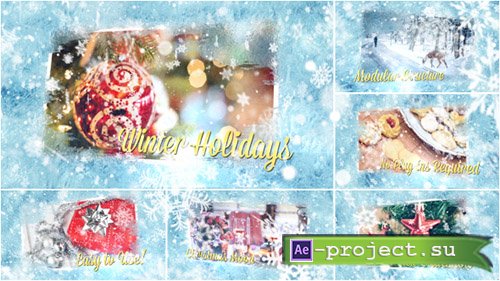 Videohive: Winter Holidays Slideshow 13960136 - Project for After Effects 