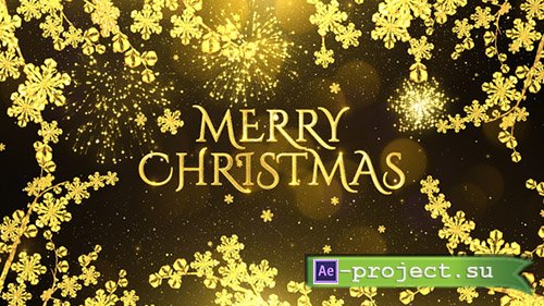 Videohive: Golden Christmas Wishes - Project for After Effects 