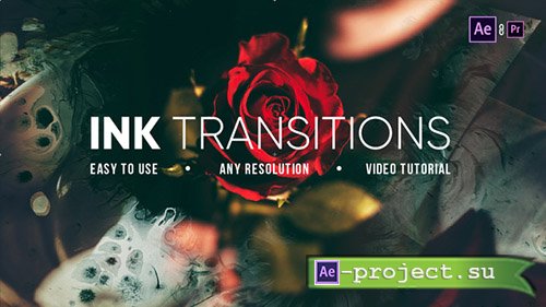 Videohive: Ink Transitions 21895870 - Project for After Effects 