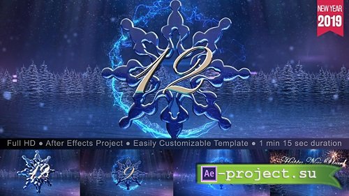 New Year Snowflake Countdown 2019 6415067 - Project for After Effects (Videohive)
