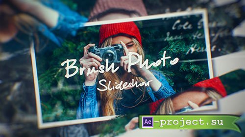 Videohive: Photo Brush Slideshow - Project for After Effects 