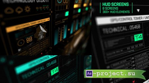 Videohive: HUD Screens 22837246 - Project for After Effects 