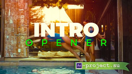 Videohive: Clean Intro Opener - Project for After Effects 