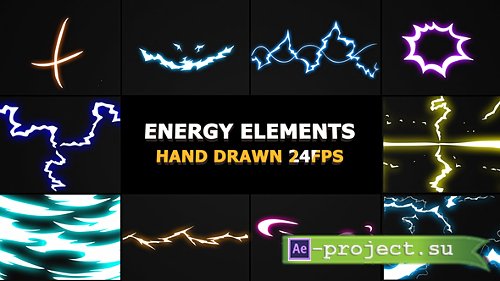 Videohive: Flash FX Energy Elements And Transitions - Project for After Effects 