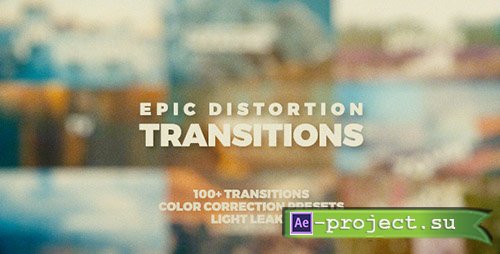 Videohive: Epic Distortion Transitions - Project for After Effects 