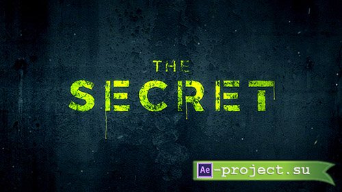 Videohive: The Secret | Logo Reveal - Project for After Effects 