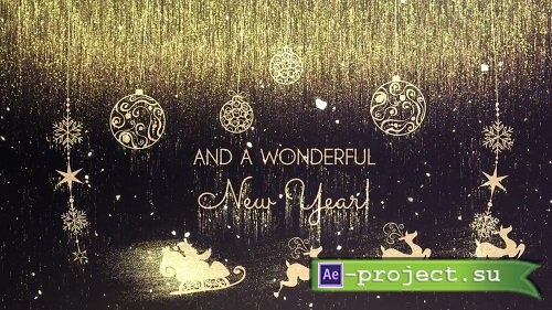 Golden Christmas Wishes 148268 - After Effects Templates