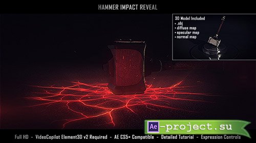Videohive: Hammer Impact Reveal - Project for After Effects 