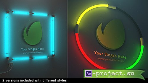 Videohive: Neon Logo Reveal 21253017 - Project for After Effects