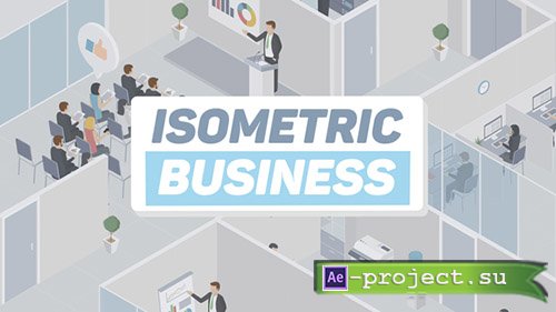Videohive: Business Isometric - Project for After Effects 