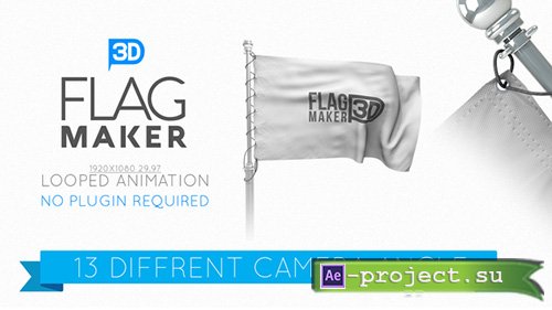 Videohive: Flag Maker 22663338 - Project for After Effects 