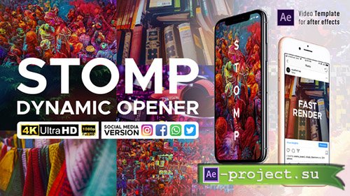 Videohive: Stomp Opener 22420038 - Project for After Effects 