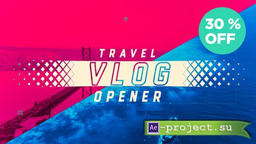 Videohive: Travel Vlog Opener - Project for After Effects 