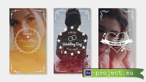Videohive: Wedding Instagram Stories - Project for After Effects