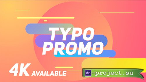 Videohive: Short Typo Promo - Project for After Effects 