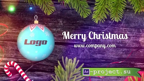 Christmas Ball Logo Reveal 150282 - After Effects Templates