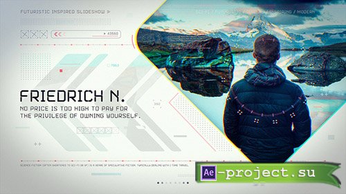 Videohive: Futuristic Inspired Slideshow - Project for After Effects 