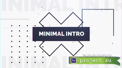 Videohive: Minimal Intro - Project for After Effects 