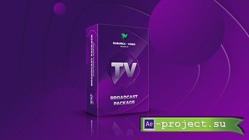 Videohive: Broadcast Package // Colored TV - Project for After Effects 