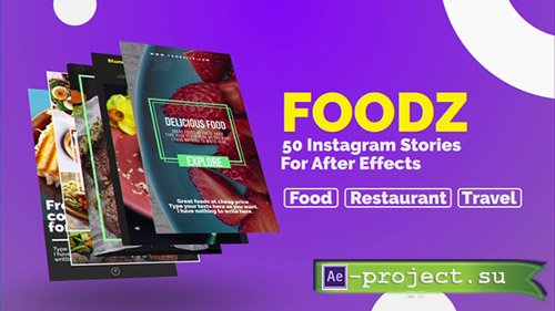 Videohive: Foodz Instagram Stories - Project for After Effects