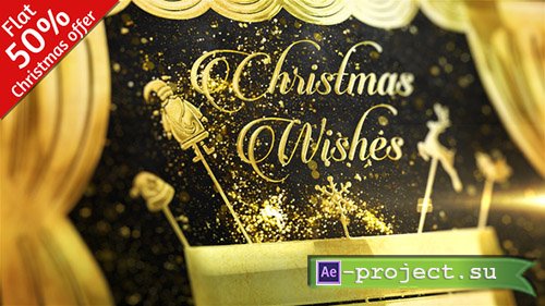 Videohive: Golden Christmas 23029065 - Project for After Effects 
