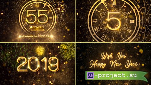 Videohive: New Year Countdown 2019 23016448 - Project for After Effects 
