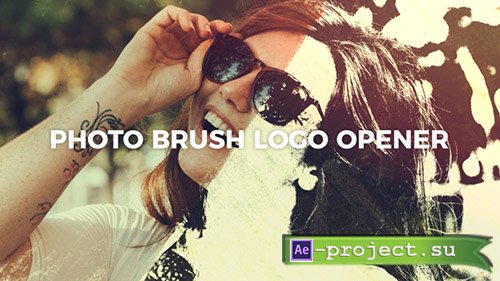 Videohive: Photo Brush Logo Opener - Project for After Effects 