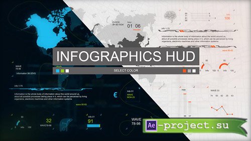 Videohive: Infographics HUD set 3 - Project for After Effects 