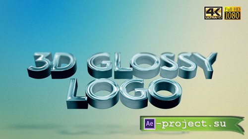 Videohive: 3D Glossy Logo 23053592 - Project for After Effects 
