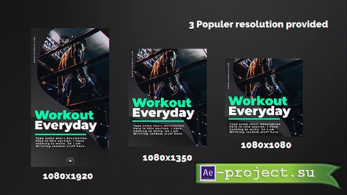 Videohive: Sports Instagram Stories 23100349 - Project for After Effects