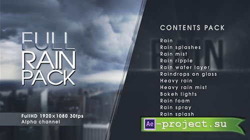 Videohive: Rain 19558912 - After effects & Motion Graphics 