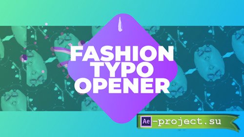 Videohive: Fashion Typo Opener - Project for After Effects 
