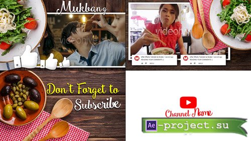 Videohive: Mukbang Food Youtube Intro - Project for After Effects 