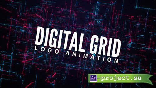 Videohive: Digital Grid Logo Animation - Project for After Effects 
