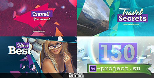 Videohive: Travel Multifunction Broadcast Pack - Project for After Effects 