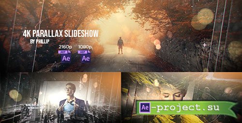 Videohive: 4K Parallax Slideshow - Project for After Effects 