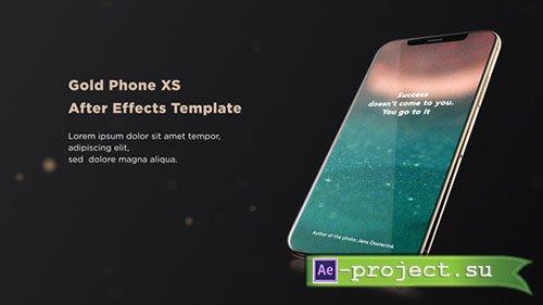 Videohive: Gold Phone XS - Project for After Effects 