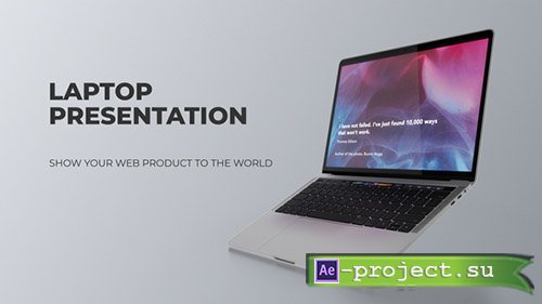 Videohive: Laptop Presentation 23007050 - Project for After Effects 