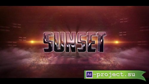 3D Sunset Logo 161294 - After Effects Templates