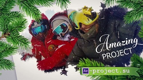Happy Holiday Ink Slideshow 154605 - After Effects Templates