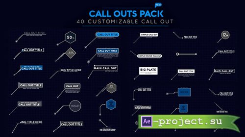 Videohive: Callout Pack 22448689 - Project for After Effects 