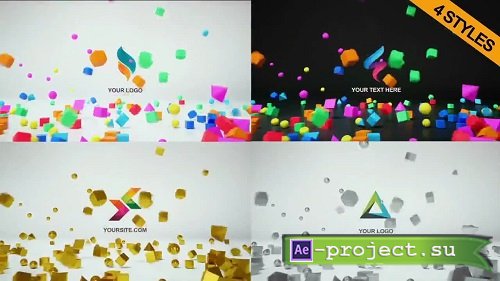 4 In 1 Logo Reveal 3D 75230 - After Effects Templates