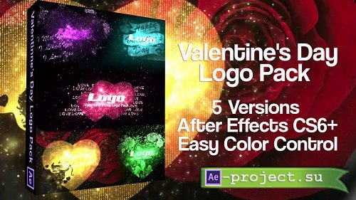 Valentine's Day Logo Pack 163459 - After Effects Templates