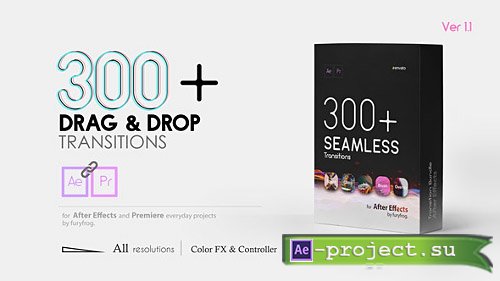 Videohive: Seamless Transitions 22997639 - Project for After Effects 