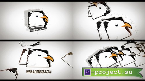 Videohive: Minimal Business Falling Logos - Project for After Effects 