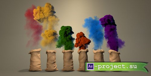 Videohive: Color Dust Logo - Project for After Effects 