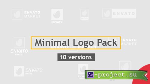 Videohive: Minimal Logo Pack | 10 Versions - Project for After Effects 