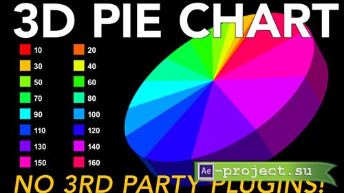 Videohive: 3D Pie Chart - no plugins needed! - Project for After Effects 
