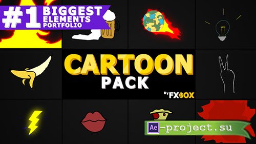 Videohive: Cartoon Elements 23080211 - Project for After Effects 